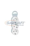 LEGRAND 694518 Hármas földelt elosztó gyermekvédelemmel