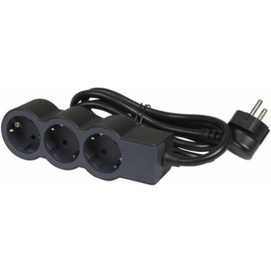 LEGRAND 694550 3x2P+F elosztósor ST, 1,5m vezetékkel, fekete