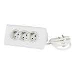 LEGRAND 694553 3x2P+F elosztósor ST, 1,5m vezetékkel, fekete