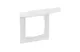 LEGRAND 721144 Suno 1-es keret, IP44, fehér