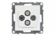 LEGRAND 721170 Suno TV-R-SAT-SAT aljzat csillagpontos, fehér