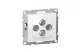LEGRAND 721170 Suno TV-R-SAT-SAT aljzat csillagpontos, fehér