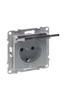 LEGRAND 721327 Suno 2P+F dugalj csatlakozóaljzat (rugós), biztonsági zsaluval, csapófedéllel IP21, alumínium LEGRAND 721327 Suno 2P+F dugalj csatlakozóaljzat (rugós), biztonsági zsaluval, csapófedéllel IP21, alumínium