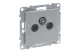 LEGRAND 721367 Suno TV-R-SAT aljzat csillagpontos, alumínium