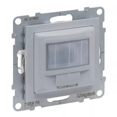 LEGRAND 721376 Suno mozgásérzékelős kapcsoló 3 - 250 W (izzó, halogén, LED) 120°, 2 vezetékes, alumínium LEGRAND 721376 Suno mozgásérzékelős kapcsoló 3 - 250 W (izzó, halogén, LED) 120°, 2 vezetékes, alumínium