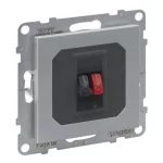   LEGRAND 721392 Suno hangszóró-csatlakozóaljzat, alumínium