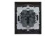 LEGRAND 721426 Suno 2x2P+F dugalj csatlakozóaljzat kerettel (rugós), biztonsági zsaluval, komplett, fekete