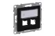 LEGRAND 721446 Suno kettős Systimax aljzat, fekete