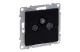 LEGRAND 721468 Suno TV-R-SAT aljzat, átmenő (14 dB), fekete