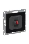LEGRAND 721492 Suno hangszóró-csatlakozóaljzat, fekete