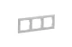 LEGRAND 721513 Suno 3-as keret, alumínium