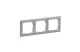 LEGRAND 721543 Suno 3-as keret, szürke