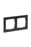 LEGRAND 721552 Suno 2-es keret, sötétszürke