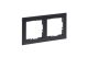 LEGRAND 721552 Suno 2-es keret, sötétszürke