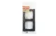 LEGRAND 721572 Suno 2-es keret, fekete mintás