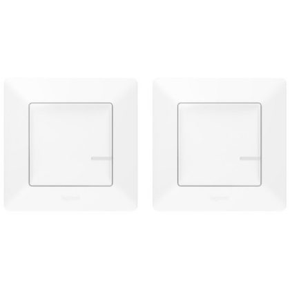   LEGRAND 752152 Paired set: Alternative switching - 1 smart switch + 1 wireless switch Valena Life Netatmo white
