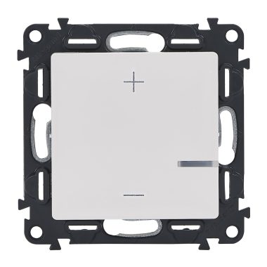 LEGRAND 752162A Valena Life nyomógombos fényerőszabályzó 125W, 2 vezetékes, fehér