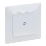 LEGRAND 752166 Valena Life okos egypólusú kapcsoló / fényerőszabályzó (végrehajtó), süllyesztett, díszítőkerettel, fehér, fázis/nulla megtáplálású egy kapcsolt fázis elmenővel, impulzus beme