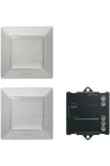 LEGRAND 752350 Paired set: Alternative switching with micromodule - 2 wireless switches + micromodule Valena Life Netatmo aluminum