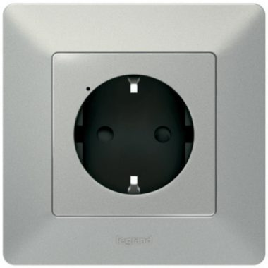 LEGRAND 752394 Intelligens dugalj csatlakozóaljzat - 16 A - Valena Life Netatmo alumínium