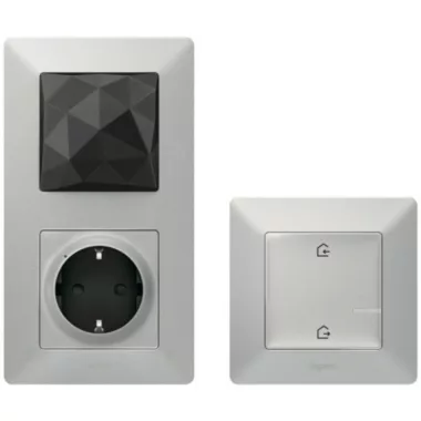LEGRAND 752396 Smart Starter Kit - Central unit with smart socket + main switch Valena Life Netatmo aluminum
