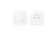 LEGRAND 752554 Párosított szett: Vezérelhető csatlakozó aljzat - 1 intelligens csatlakozóaljzat + 1 vezeték nélküli kapcsoló Valena Allure Netatmo fehér