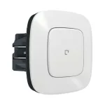 LEGRAND 752566 Valena Allure okos egypólusú kapcsoló / fényerőszabályzó (végrehajtó), süllyesztett, díszítőkerettel, fehér, fázis/nulla megtáplálású egy kapcsolt fázis elmenővel, impulzus be