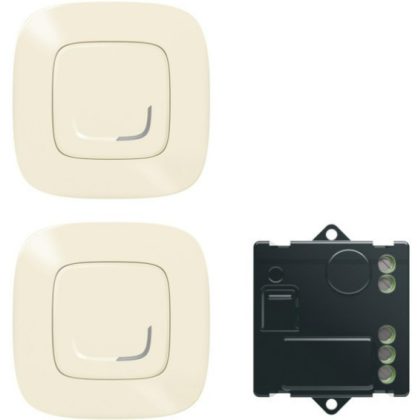   LEGRAND 752650 Paired set: Alternative switching with micromodule - 2 wireless switches + micromodule Valena Allure Netatmo ivory