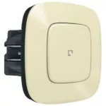 LEGRAND 752666 Valena Allure okos egypólusú kapcsoló / fényerőszabályzó (végrehajtó), süllyesztett, díszítőkerettel, elefántcsont, fázis/nulla megtáplálású egy kapcsolt fázis elmenővel, impu