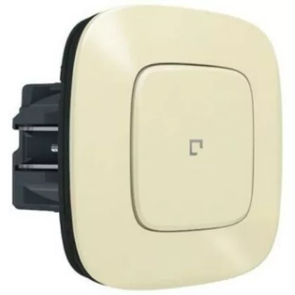 LEGRAND 752666 Valena Allure okos egypólusú kapcsoló / fényerőszabályzó (végrehajtó), süllyesztett, díszítőkerettel, elefántcsont, fázis/nulla megtáplálású egy kapcsolt fázis elmenővel, impu