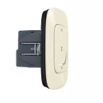   LEGRAND 752690A Valena Allure with Netatmo okos redőny/zsaluzia vezérlő (végrehajtó), nulla (N) vezető bekötéssel, keret nélkül, elefántcsont