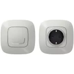   LEGRAND 752754 Párosított szett: Vezérelhető csatlakozó aljzat - 1 intelligens csatlakozóaljzat + 1 vezeték nélküli kapcsoló Valena Allure Netatmo alumínium