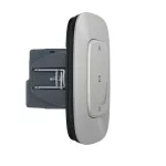   LEGRAND 752790A Valena Allure with Netatmo okos redőny/zsaluzia vezérlő (végrehajtó), nulla (N) vezető bekötéssel, keret nélkül, alumínium