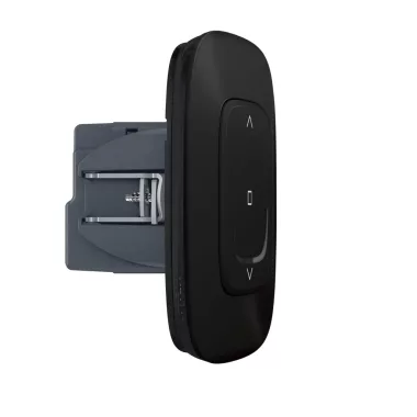 LEGRAND 752890A Valena Allure with Netatmo okos redőny/zsaluzia vezérlő (végrehajtó), nulla (N) vezető bekötéssel, keret nélkül, fekete