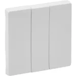LEGRAND 755030 Valena Life hármas billentyű, Fehér