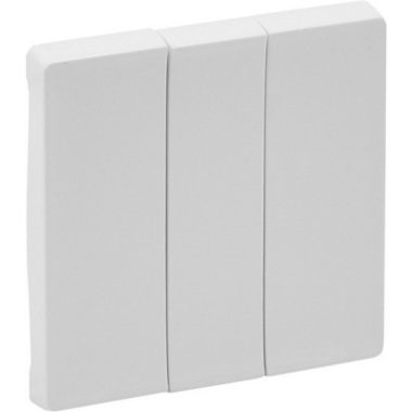 LEGRAND 755030 Valena Life hármas billentyű, Fehér