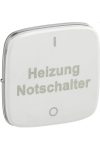 LEGRAND 755135 Valena Allure Kétpólusú kapcsoló + "heizung not schalter" burkolat, fehér
