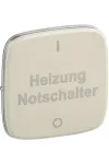 LEGRAND 755136 Valena Allure Two-pole switch + "heizung not schalter" cover, ivory