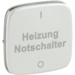   LEGRAND 755139 Valena Allure Kétpólusú kapcsoló + "heizung not schalter" burkolat, göngyház