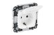 LEGRAND 755204 Valena Allure 2P+F dugalj csatlakozóaljzat biztonsági zsaluval, csapófedéllel, IP44 fehér
