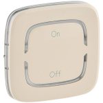   LEGRAND 755374 MyHOME (Valena Allure) BE/KI jelölés széles burkolat, elefántcsont