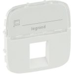   LEGRAND 755475 Valena Allure RJ11/RJ45 aljzat burkolat címketartóval, Fehér