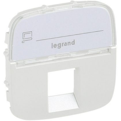   LEGRAND 755479 Valena Allure RJ11/RJ45 aljzat burkolat címketartóval, Gyöngyház