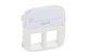 LEGRAND 755485 Valena Allure 2xRJ11 / RJ45 socket cover with label holder, White