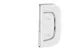 LEGRAND 755547 MyHOME (Valena Allure) BE/KI jelölés jobb oldali burkolat, fehér