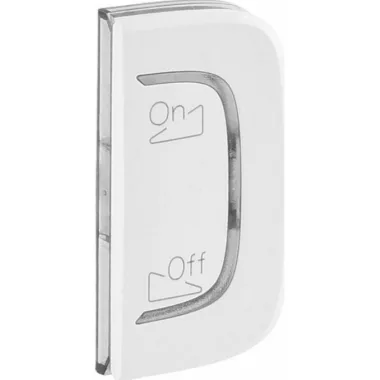 LEGRAND 755568 MyHOME (Valena Allure) hangerővezérlés, fényerőszabályzás jobb oldali burkolat, fehér