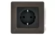 LEGRAND 756320 Valena Life 2P+F dugalj csatlakozóaljzat mechanizmus burkolattal, biztonsági zsaluval, rugós vezetékbekötéssel, fekete - 2