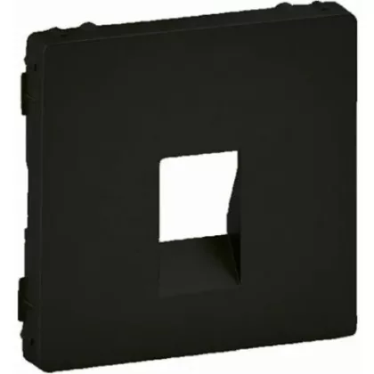   LEGRAND 756362 Valena Life hangszóró-csatlakozóaljzat burkolat, 2 kivezetéssel, fekete