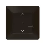   LEGRAND 756390A Valena Life with Netatmo okos redőny/zsaluzia vezérlő (végrehajtó), nulla (N) vezető bekötéssel, keret nélkül, fekete