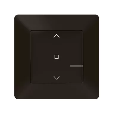 LEGRAND 756390A Valena Life with Netatmo okos redőny/zsaluzia vezérlő (végrehajtó), nulla (N) vezető bekötéssel, keret nélkül, fekete